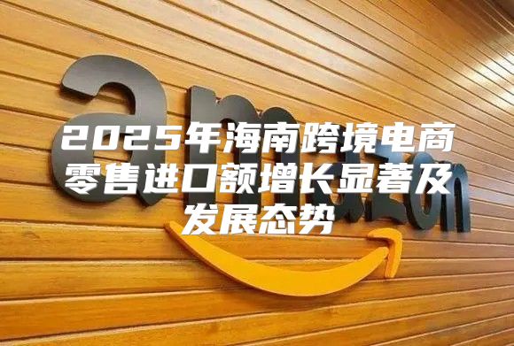 2025年海南跨境电商零售进口额增长显著及发展态势