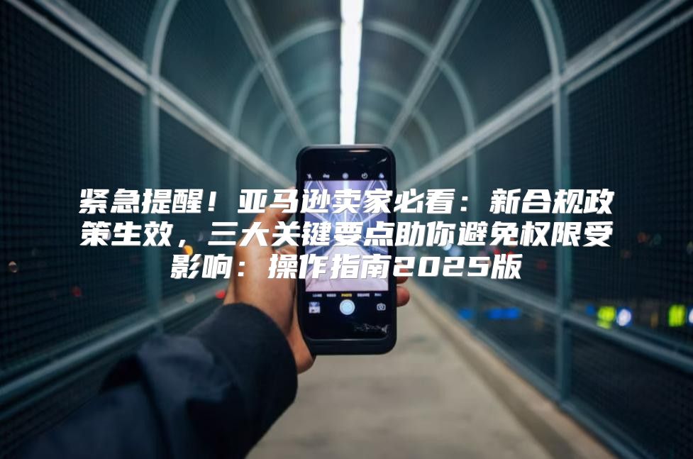 紧急提醒！亚马逊卖家必看：新合规政策生效，三大关键要点助你避免权限受影响：操作指南2025版