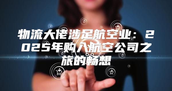 物流大佬涉足航空业：2025年购入航空公司之旅的畅想