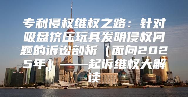 专利侵权维权之路：针对吸盘挤压玩具发明侵权问题的诉讼剖析面向2025年——起诉维权大解读