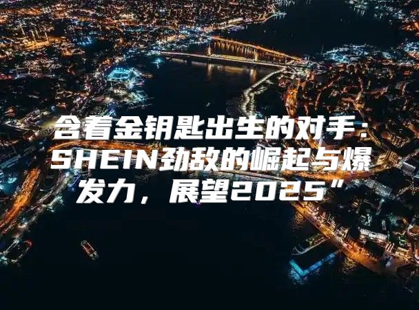含着金钥匙出生的对手：SHEIN劲敌的崛起与爆发力，展望2025”