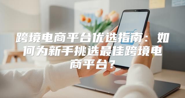 跨境电商平台优选指南：如何为新手挑选最佳跨境电商平台？