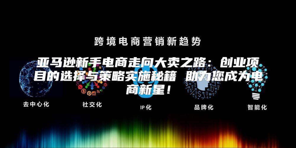 亚马逊新手电商走向大卖之路：创业项目的选择与策略实施秘籍 助力您成为电商新星！
