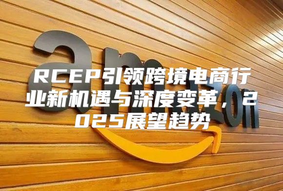 RCEP引领跨境电商行业新机遇与深度变革，2025展望趋势