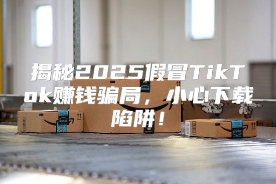 揭秘2025假冒TikTok赚钱骗局，小心下载陷阱！