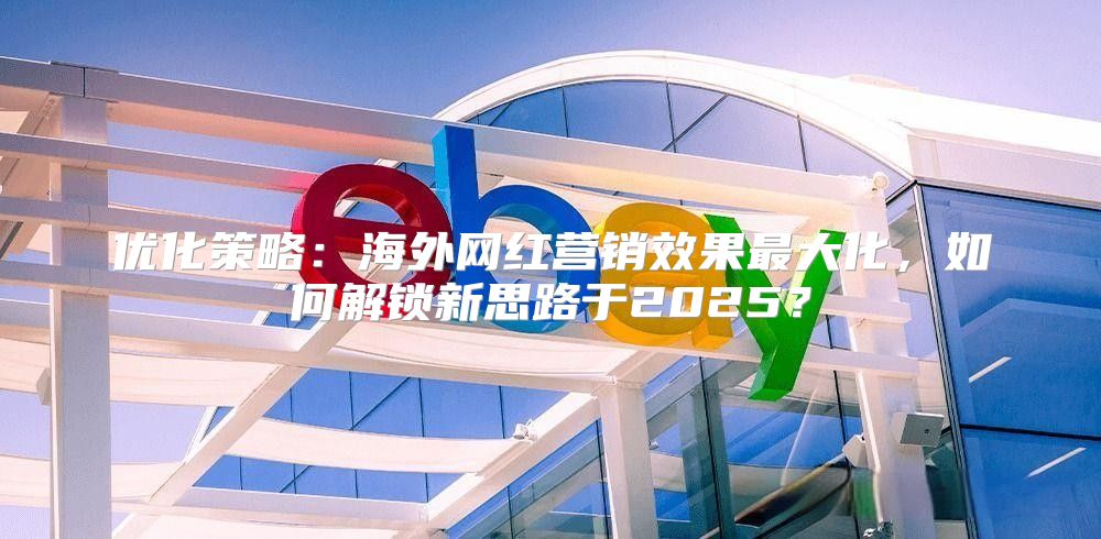 优化策略：海外网红营销效果最大化，如何解锁新思路于2025？