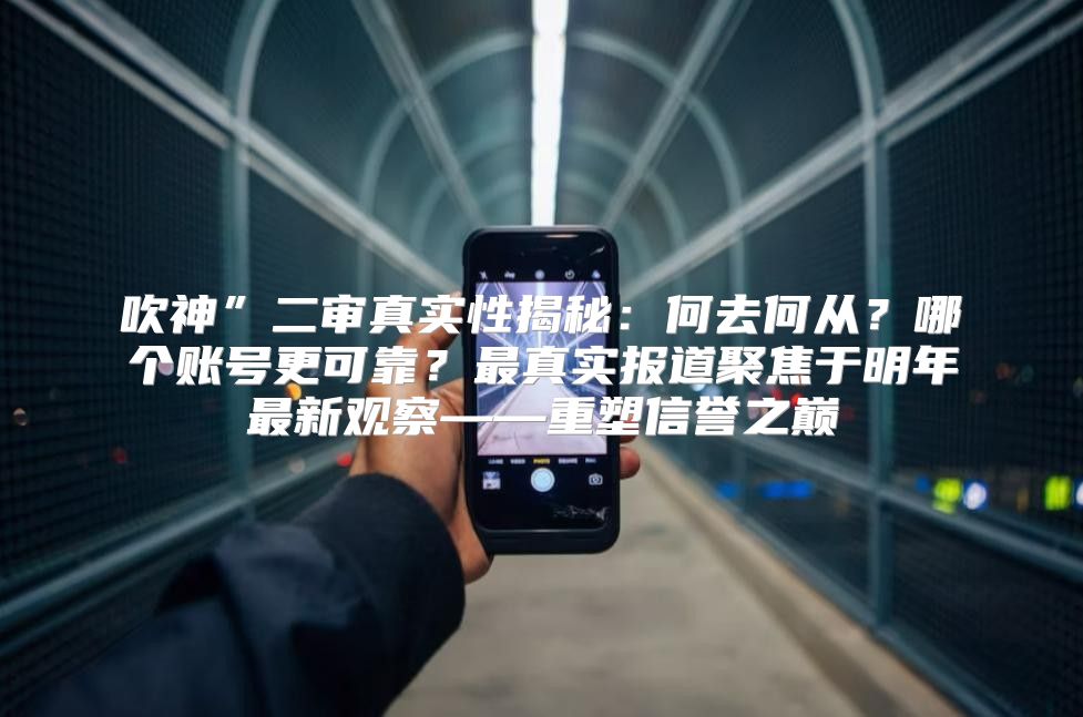 吹神”二审真实性揭秘：何去何从？哪个账号更可靠？最真实报道聚焦于明年最新观察——重塑信誉之巅