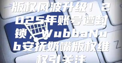 版权风波升级！2025年账号遭封锁，WubbaNub安抚奶嘴版权维权引关注