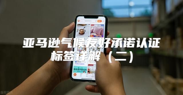 亚马逊气候友好承诺认证标签详解二