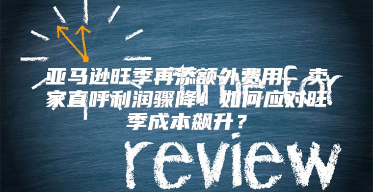 亚马逊旺季再添额外费用，卖家直呼利润骤降！如何应对旺季成本飙升？