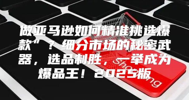 做亚马逊如何精准挑选爆款”？细分市场的秘密武器，选品制胜，一举成为爆品王！2025版