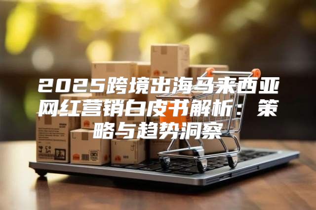 2025跨境出海马来西亚网红营销白皮书解析：策略与趋势洞察