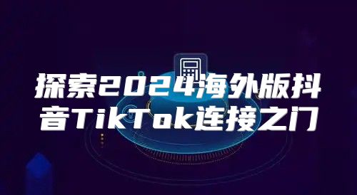 探索2025海外版抖音TikTok连接之门