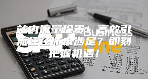 站内流量珍贵！高效引流捷径你未涉足？即刻把握机遇！