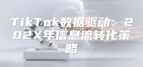 TikTok数据驱动：202X年信息流转化策略