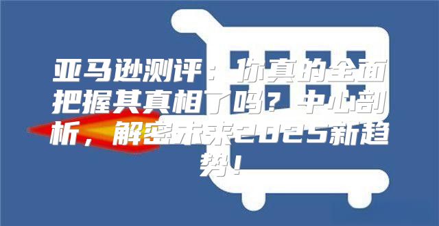 亚马逊测评：你真的全面把握其真相了吗？中心剖析，解密未来2025新趋势！