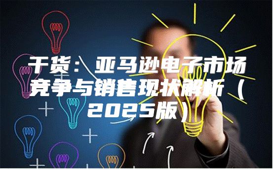 干货：亚马逊电子市场竞争与销售现状解析2025版