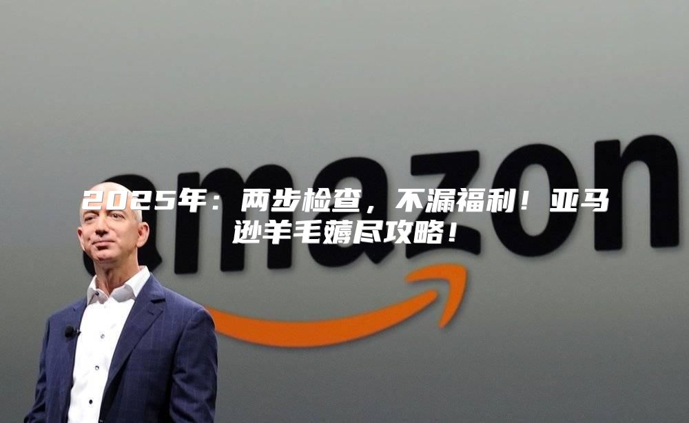 2025年：两步检查，不漏福利！亚马逊羊毛薅尽攻略！