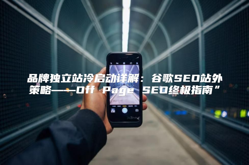 品牌独立站冷启动详解：谷歌SEO站外策略——Off Page SEO终极指南”
