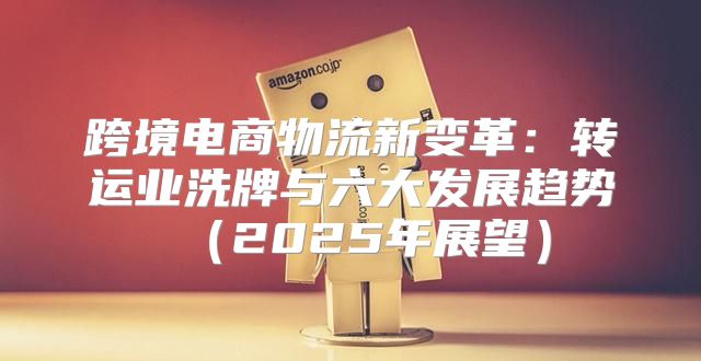 跨境电商物流新变革：转运业洗牌与六大发展趋势2025年展望