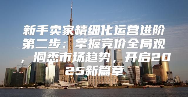 新手卖家精细化运营进阶第二步：掌握竞价全局观，洞悉市场趋势，开启2025新篇章