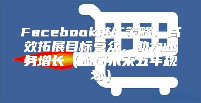Facebook推广策略：高效拓展目标受众，助力业务增长面向未来五年规划