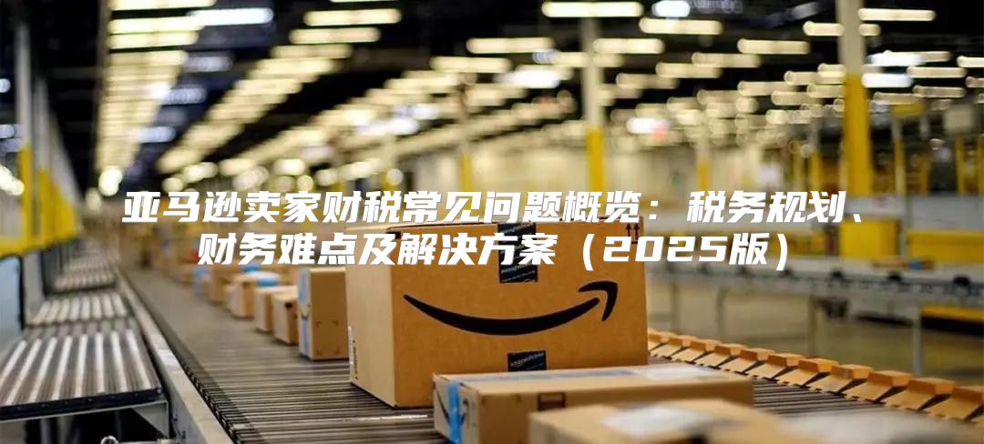 亚马逊卖家财税常见问题概览：税务规划、财务难点及解决方案2025版