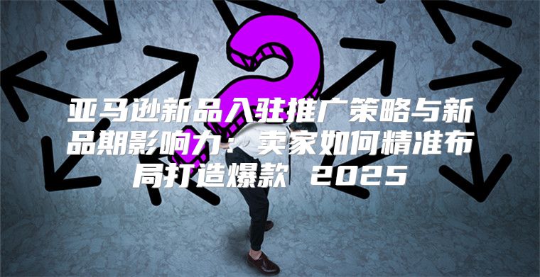 亚马逊新品入驻推广策略与新品期影响力：卖家如何精准布局打造爆款 2025