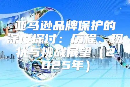 亚马逊品牌保护的深度探讨：历程、现状与挑战展望2025年