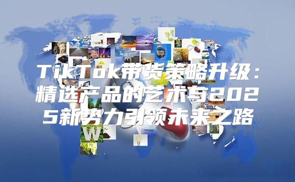 TikTok带货策略升级：精选产品的艺术与2025新势力引领未来之路