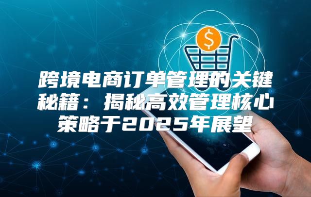 跨境电商订单管理的关键秘籍：揭秘高效管理核心策略于2025年展望