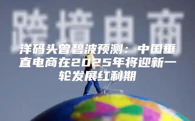 洋码头曾碧波预测：中国垂直电商在2025年将迎新一轮发展红利期