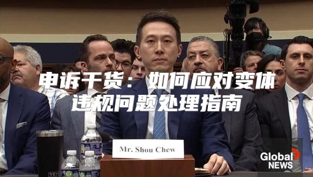 申诉干货：如何应对变体违规问题处理指南