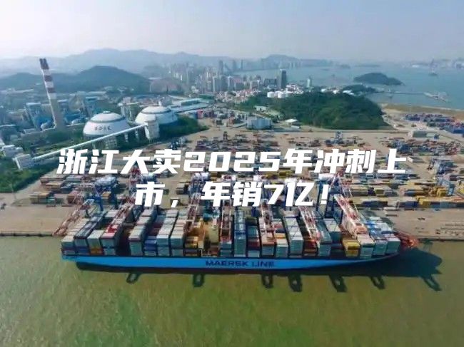 浙江大卖2025年冲刺上市，年销7亿！