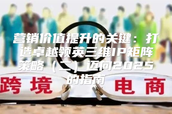 营销价值提升的关键：打造卓越领英三维IP矩阵策略二迈向2025的指南