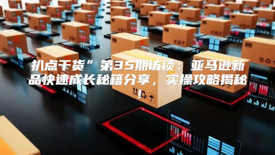 扒点干货”第35期访谈：亚马逊新品快速成长秘籍分享，实操攻略揭秘！