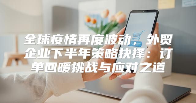 全球疫情再度波动，外贸企业下半年策略抉择：订单回暖挑战与应对之道