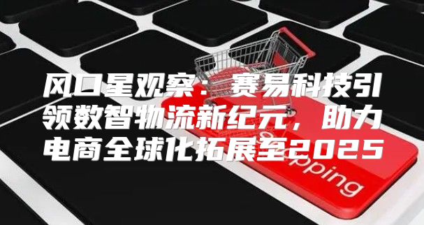 风口星观察：赛易科技引领数智物流新纪元，助力电商全球化拓展至2025