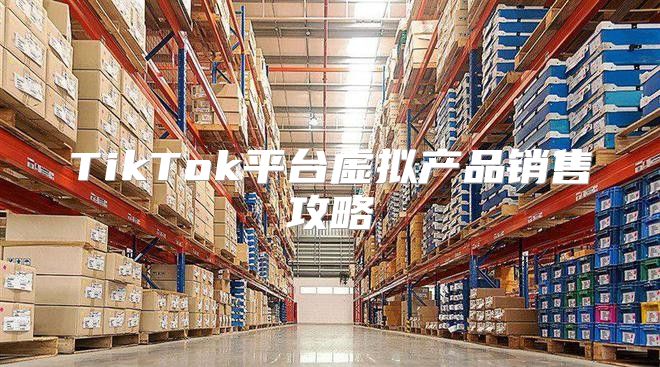 TikTok平台虚拟产品销售攻略