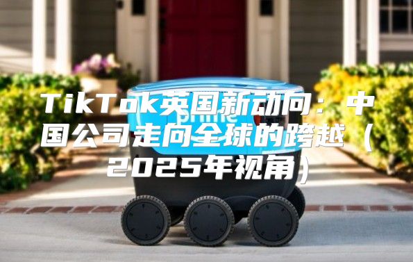 TikTok英国新动向：中国公司走向全球的跨越2025年视角
