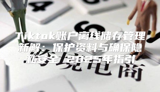 Tiktok账户离线储存管理新解：保护资料与确保隐私安全 2025年指引