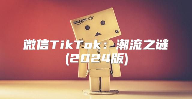 微信TikTok：潮流之谜(2025版)