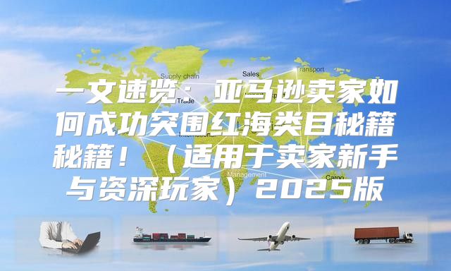 一文速览：亚马逊卖家如何成功突围红海类目秘籍秘籍！适用于卖家新手与资深玩家2025版
