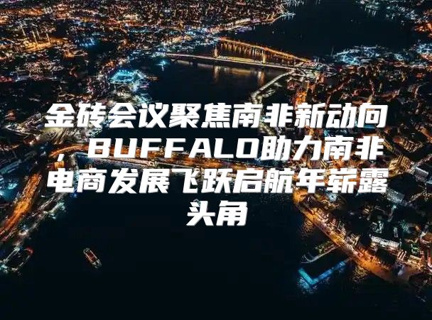 金砖会议聚焦南非新动向，BUFFALO助力南非电商发展飞跃启航年崭露头角