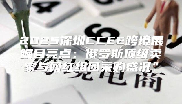 2025深圳CCEE跨境展瞩目亮点：俄罗斯顶级卖家与网红组团采购盛况”