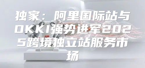 独家：阿里国际站与OKKI强势进军2025跨境独立站服务市场