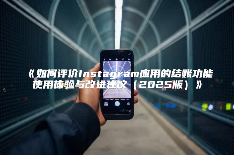 如何评价Instagram应用的结账功能使用体验与改进建议2025版