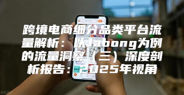 跨境电商细分品类平台流量解析：以Jabong为例的流量洞察三深度剖析报告：2025年视角