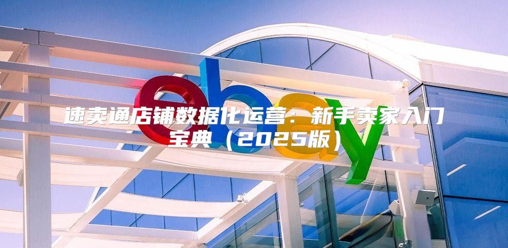 速卖通店铺数据化运营：新手卖家入门宝典2025版
