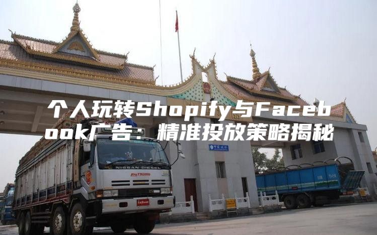个人玩转Shopify与Facebook广告：精准投放策略揭秘
